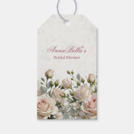 Bridal Shower Thank You Gift Tags | Blush Rose Geschenkanhänger