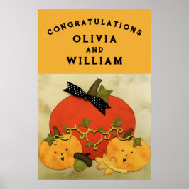 Bridal Shower Wedding Congrats Poster