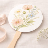 Bridal Shower Wildflower Garden Party Fächer