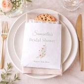 Bridal Shower Wildflower Garden Party Guest Geschenktütchen