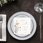 Bridal Shower wildflowers Bride to Bee Serviette
