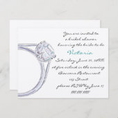 BRIDAL SHOWINVITATION EINLADUNG (Vorne/Hinten)