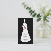 Bridal Silhouette I Visitenkarte (Stehend Vorderseite)