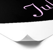 Bridal Silhouette Mutter der Braut Poster (Ecke)