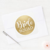 Bridal Squad Brautparty Stickers Gold Bridal (Umschlag)