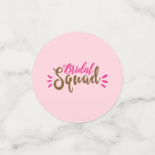 Bridal Squad Konfetti (Klein Vorderseite)