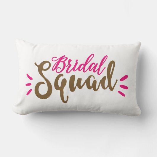 Bridal Squad Lendenkissen (Vorderseite)