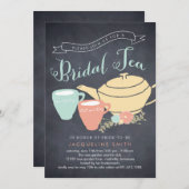 Bridal Tea Bridal Dusche Einladung (Vorne/Hinten)