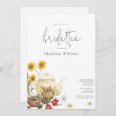 Bridal Tea Bridal Dusche Einladung (Vorne/Hinten)