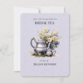 Bridal Tea Dusche Einladung (Vorderseite)