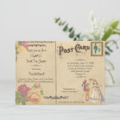 Bridal Tea Dusche Honorar, Stil alte Postkarte (Stehend Vorderseite)