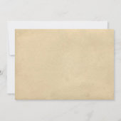 Bridal Tea Dusche Honorierung, Stil alte Postkarte (Rückseite)