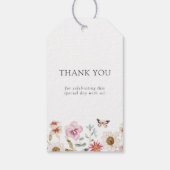 Bridal Tea Gift Tag Geschenkanhänger (Rückseite)