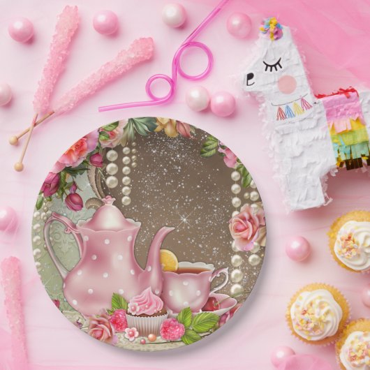 Bridal Tea Party Brautparty Pappteller (Party)