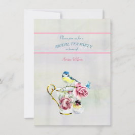 Bridal Tea Party Dusche Einladung