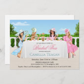 Bridal Tea Party Einladung (Vorne/Hinten)