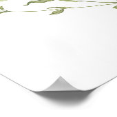 Bridal Tea Party Polterabend Willkommen Poster (Ecke)