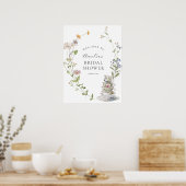 Bridal Tea Party Polterabend Willkommen Poster (Küche)