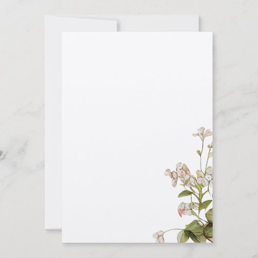 Bridal Tea Polterabend Einladung (Rückseite)