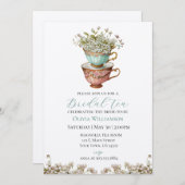 Bridal Tea Polterabend Einladung (Vorne/Hinten)