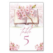 Bridal Tea Tischnummer (Rückseite)