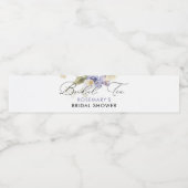 Bridal Tee Brautparty Wasserflaschenetikett (Einzelnes Label)