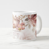 Bridal Tee Dusche pastellfarben Jumbo-Tasse (Vorderseite Rechts)