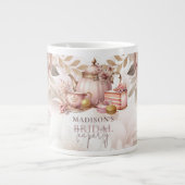 Bridal Tee Dusche pastellfarben Jumbo-Tasse (Vorderseite)
