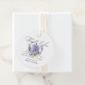 Bridal Tee Lila Teapot Brautparty Geschenkanhänger (Beispiel)