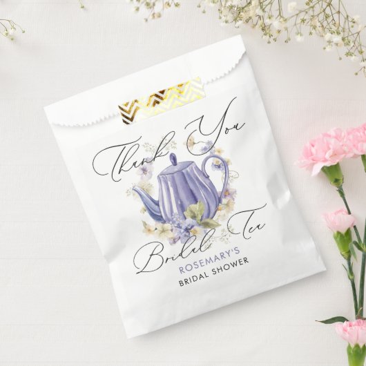 Bridal Tee Lila Teapot Brautparty Geschenktütchen (Versiegelt)
