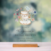 Bridal Tee Party Akrylic Sign Acrylschild (Neutral)