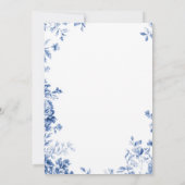 Bridal Tee Party Chinoiserie Brautparty Einladung (Rückseite)