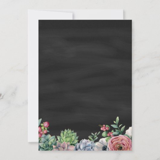 Bridal Tee Party Florenz Einladung (Rückseite)