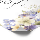 Bridal Tee Rezept Brautparty Poster (Ecke)