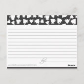 Bridal Tee Rezept Karte (Rückseite)