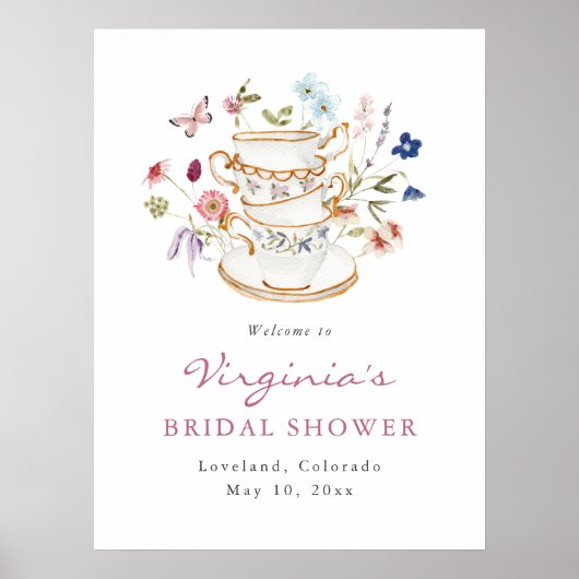 Bridal Tee Willkommenspender Poster (Vorne)