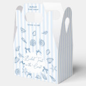 Bridal Toast On The Coast Seashells Bridal Shower Geschenkschachtel (Geöffnet)