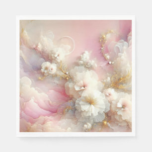 Bridal Tulle Floral Abstrakt Serviette