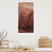 Bridal Veil Fall, Yosemite Valley (0128A) Poster (Küche)