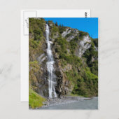 Bridal Veil Falls, Alaska Postkarte (Vorne/Hinten)