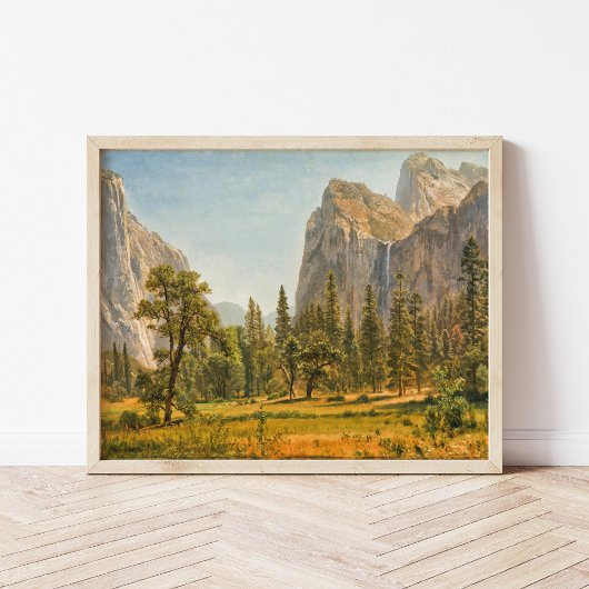 Bridal Veil Falls, Kalifornien | Albert Bierstadt Poster
