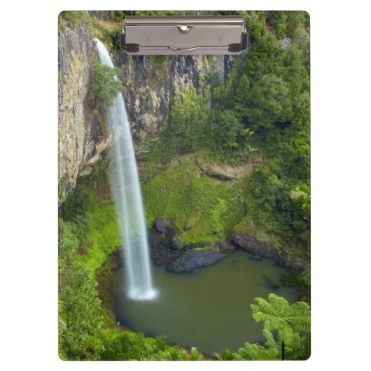 Bridal Veil Falls, Neuseeland Klemmbrett (Vorderseite)