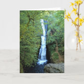 Bridal Veil Falls, Oregon Karte (Gelbe Blume)
