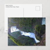 Bridal Veil Falls, Oregon Postkarte (Vorne/Hinten)