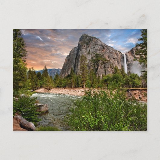 Bridal Veil Falls Postkarte (Vorderseite)