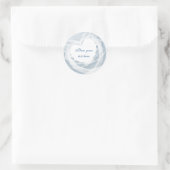 Bridal Veil Runder Aufkleber (Tasche)