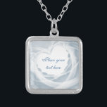 Bridal Veil Versilberte Kette<br><div class="desc">Romantischer weißer Brautschleier in Herzform. Ideal für Jubiläumsfeiern,  Hochzeiten und alle Lieben.</div>