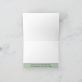 Bridal Vielen Dank, dass Sie Notiz von Wild Fern F Dankeskarte (Innenseite)