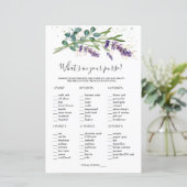 Bridal, was in Ihrem Papierblatt ist (Stehend Vorderseite)