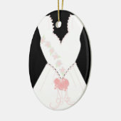 Bridal Wedding Gown Keramikornament (Links)